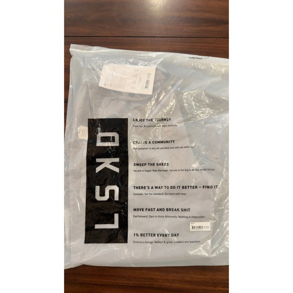 LSKD Rep 7 Performance Shorts Mens Medium Alloy Gray Linerless NEW NWT - Picture 16 of 16